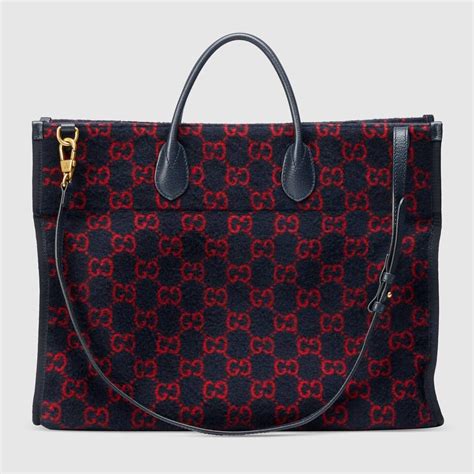 gucci wool tote bag|Gucci tote bag outlet.